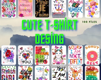 Cute T-Shirts Typography Design,Urban designs,American Unique & High Quality Print on Demand Designs, Vector Graphic Designs Pack,JPG,EPS