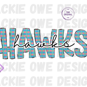 Hawks Png, Game Day Png, Hawks Mascot, Hawks Football Png, Hawks Mascot Png, School Mascot, School Spirit, Retro 90&#39;s Hawks Png ,Sublimation