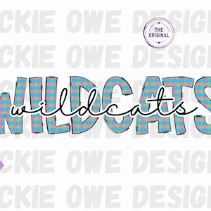 Wildcats Png, Wildcats Mascot, Wildcats Png, Wildcats Game Day, Retro 90&#39;s Wildcats Png,Retro Wildcats Png,Wildcats,Colorful Sublimation Png