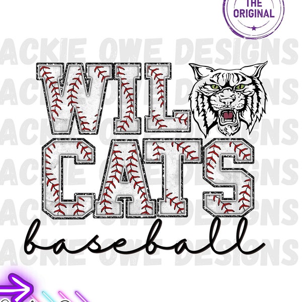Wildcats Baseball Png, Game day Png, Wildcats Baseball, Wildcats Png, Transparent Png, Baseball Png, Wildcats Baseball Sublimation Png, Game