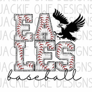 Eagles Baseball Png, Game Day Png, Eagles Png, Eagles Baseball Svg, Eagles Baseball Sublimation Png,  School Mascot, Go Eagles Png, Baseball