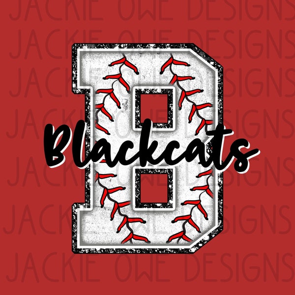 Blackcats Baseball Png, Game Day Png, Blackcats Png, Blackcats Baseball Svg, Blackcats Baseball Sublimation Png, Go Blackcats Png, Baseball