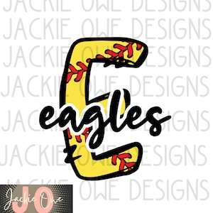 Eagles Softball Png, Game day Png, Eagles Softball Svg, Eagles Pvg, Transparent Png, Softball Png, Eagles Softball Sublimation Png,Go Eagles