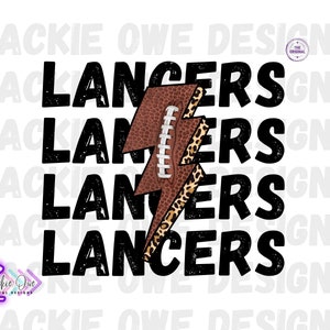 Lancers Png, Game Day Png, Preppy Mascot, Lancers Football Png, Lancers Mascot Png, School Mascot, School Spirit, Sports Mom Png,