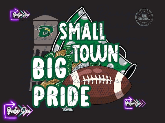 Small Town Big Pride-Green Tee Small Town Big Pride-Green Tee