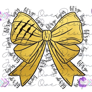 Tigers Coquette Png, Mascot,Tigers bow Png, Tigers Game Day, Tigers Png, Go Tigers Png, Tigers Colorful Sublimation Png, Coquette Mascot Png