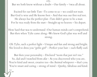 Personalized Anniversary Poem