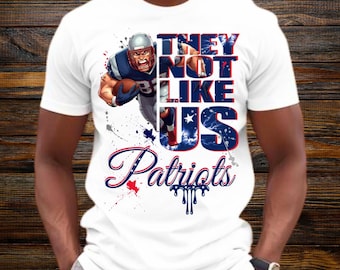 Camiseta "No les gustamos" PNG / Diseño de fútbol de los Patriots (Descarga digital)