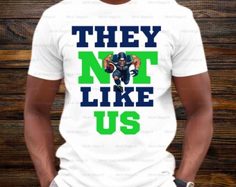 Camiseta "No les gustamos" PNG / Diseño de fútbol de los Seahawks (descarga digital)