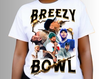 Chris Brown Breezy Bowl XX Tour 2025 PNG: Sublimation Design (Digital Download, Instant Download)