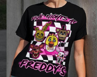 PNG rosa de Five Nights at Freddy's, imágenes prediseñadas de terror para Halloween (descarga digital)