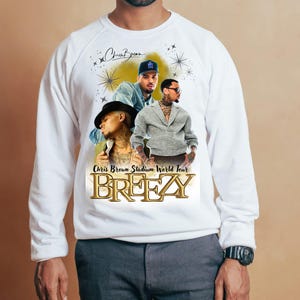 Chris Brown Breezy Bowl Tour 2025 Sublimation PNG (Digital Download)