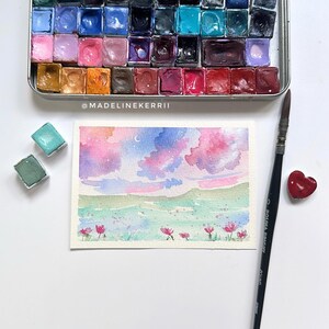 パステル抽象空