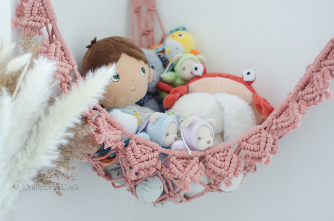 Stuffed Animals Hammock Macrame Toy Hammock Teddy Hammock Etsy
