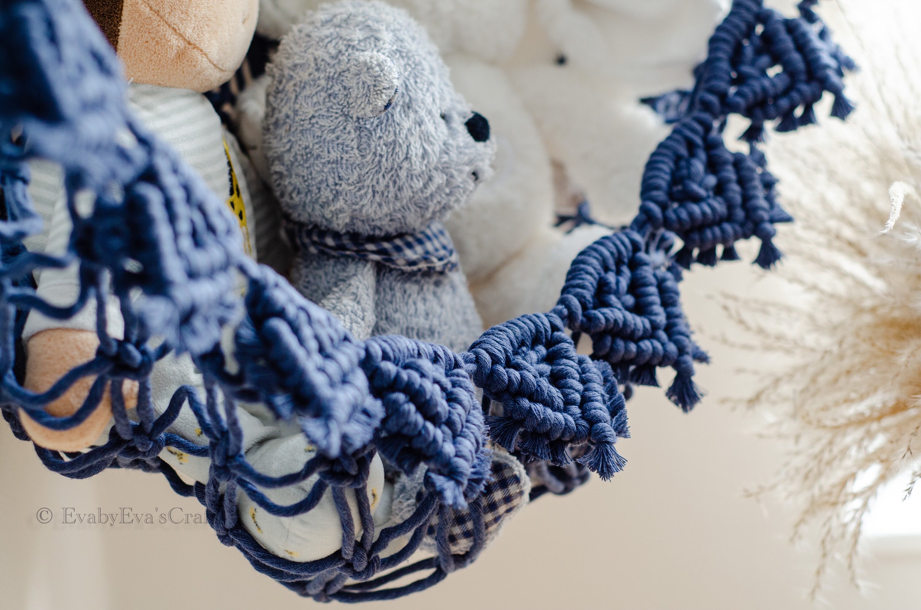 Stuffed Animals Hammock Macrame Toy Hammock Teddy Hammock Etsy