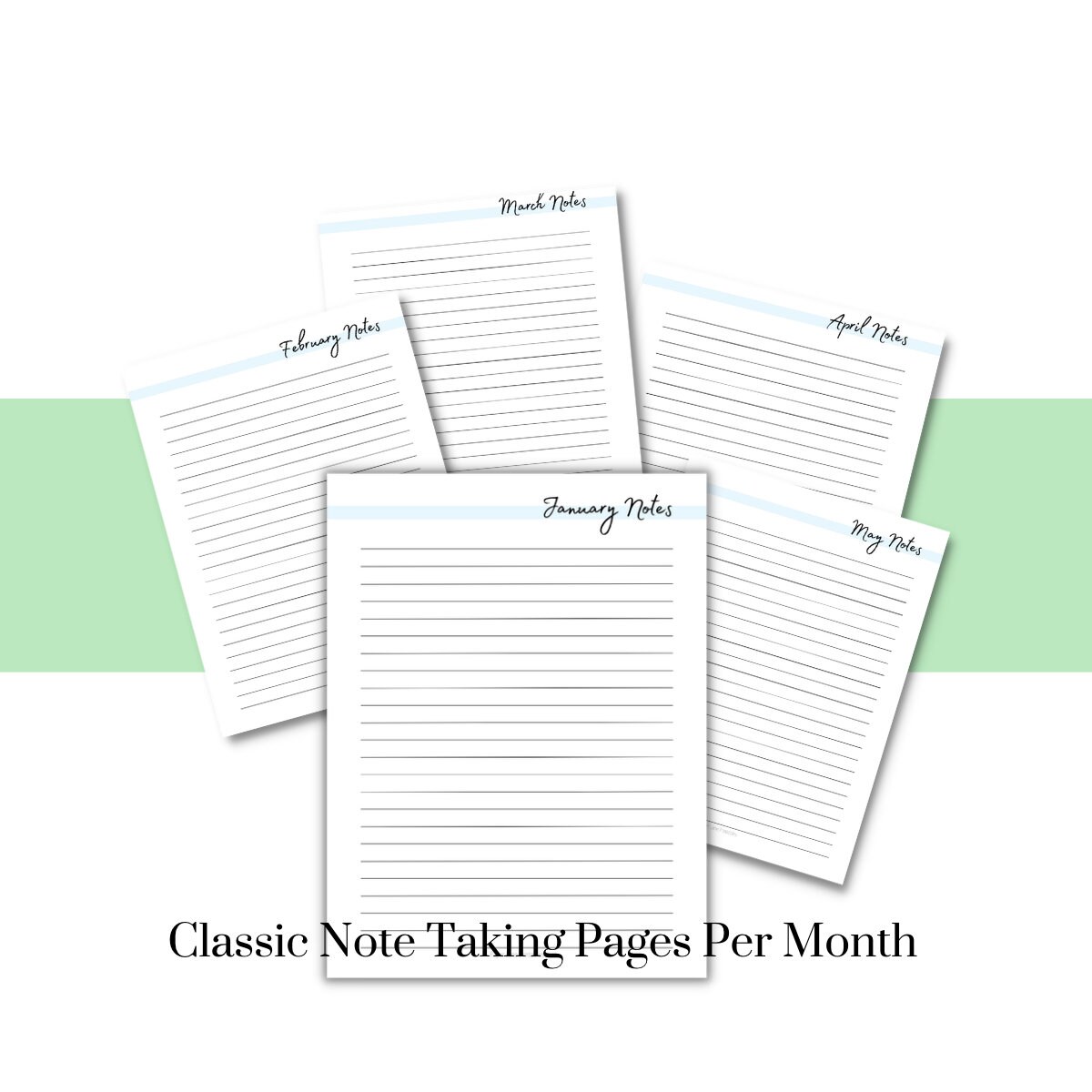 Girl Boss Calendar UNDATED Printable PDF Monthly Planner Productivity ...