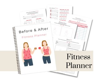 Fitness PDF Printable Planner | Track Your Workouts & Meal Plans ...