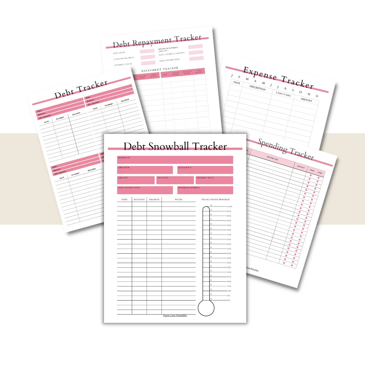 Household Budget Planner Printable PDF for Effective Money Management ...