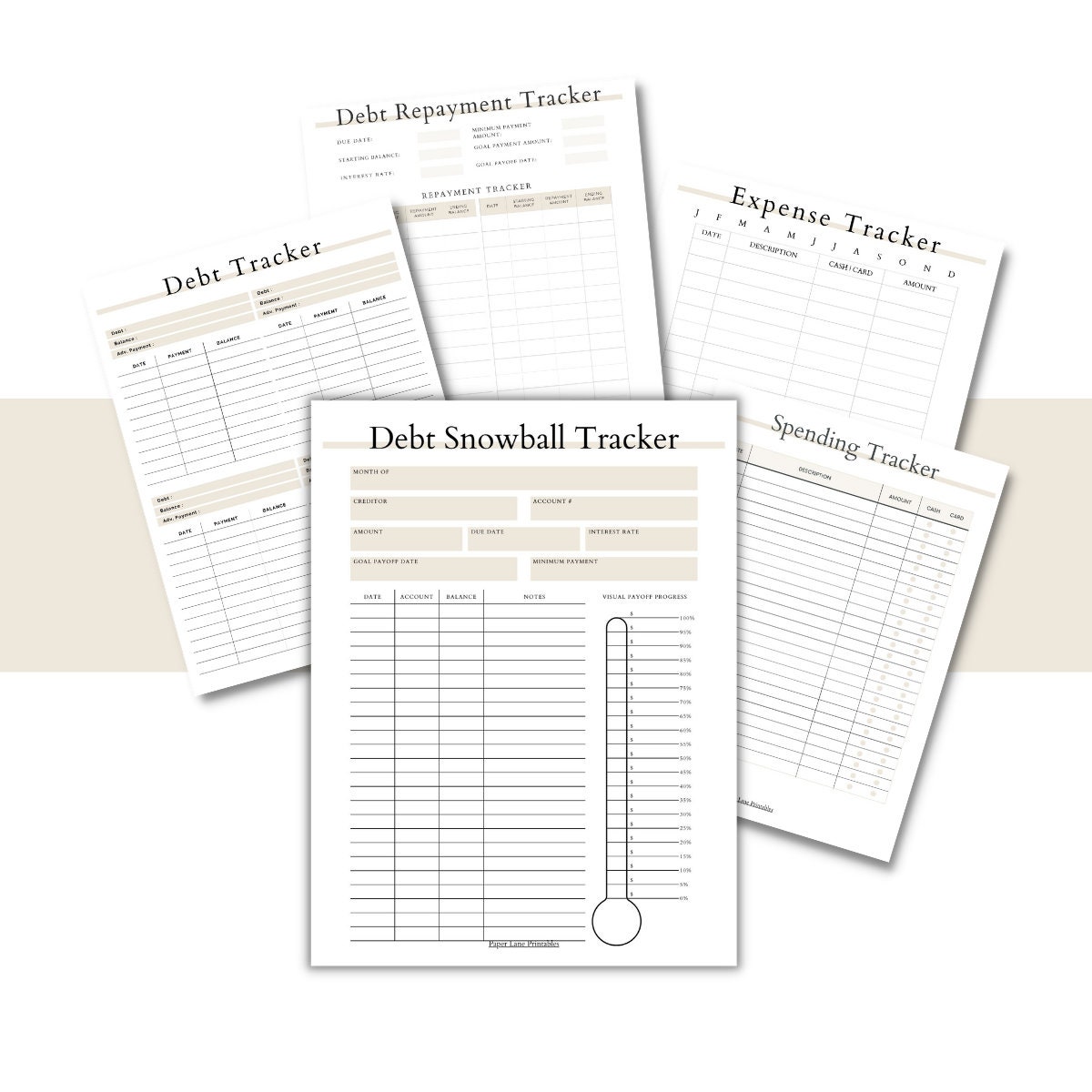 Household Budget Planner Printable PDF for Effective Money Management ...