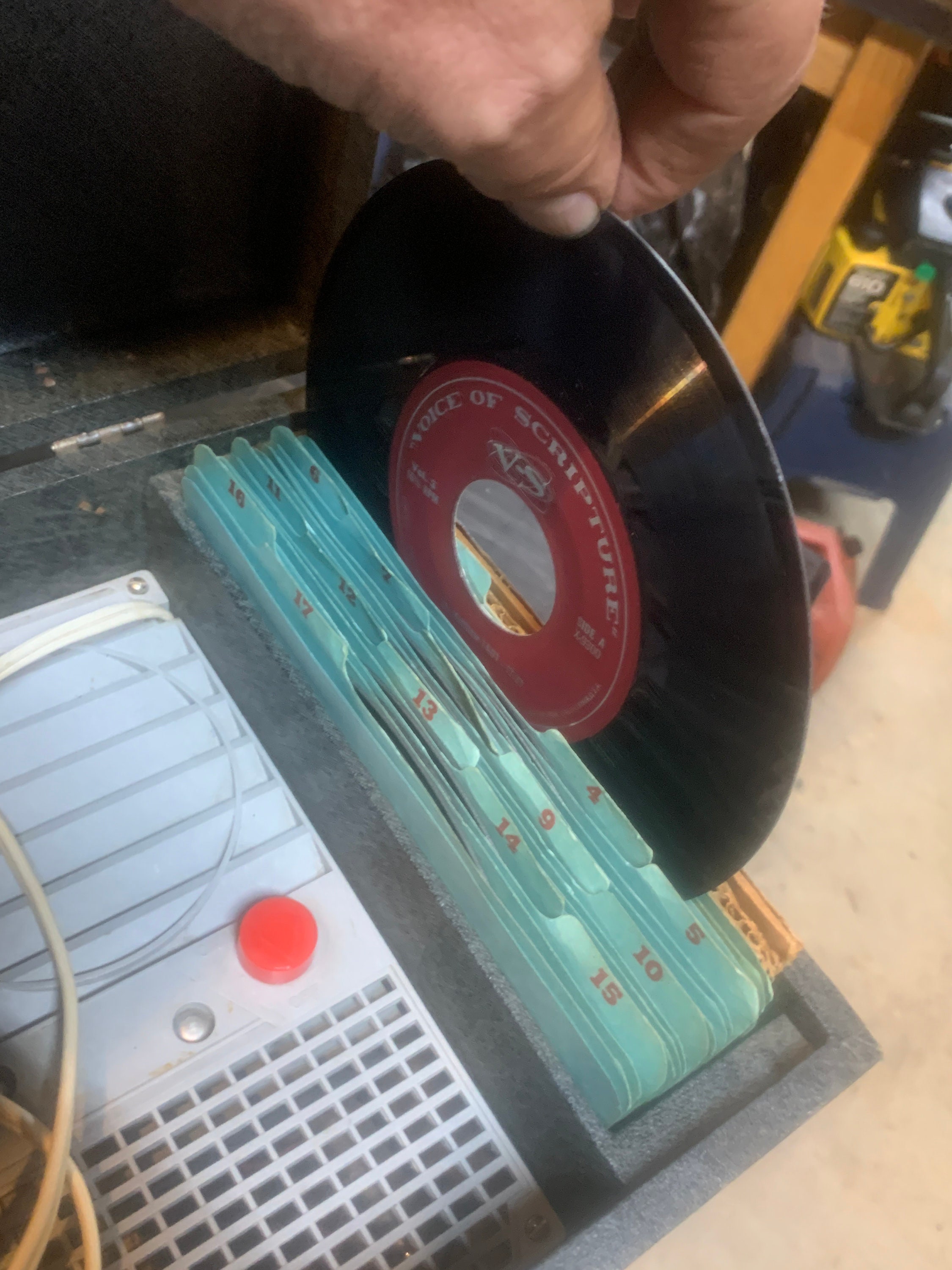 Vintage 'voice of Scripture' Record Player & Record Set - Etsy