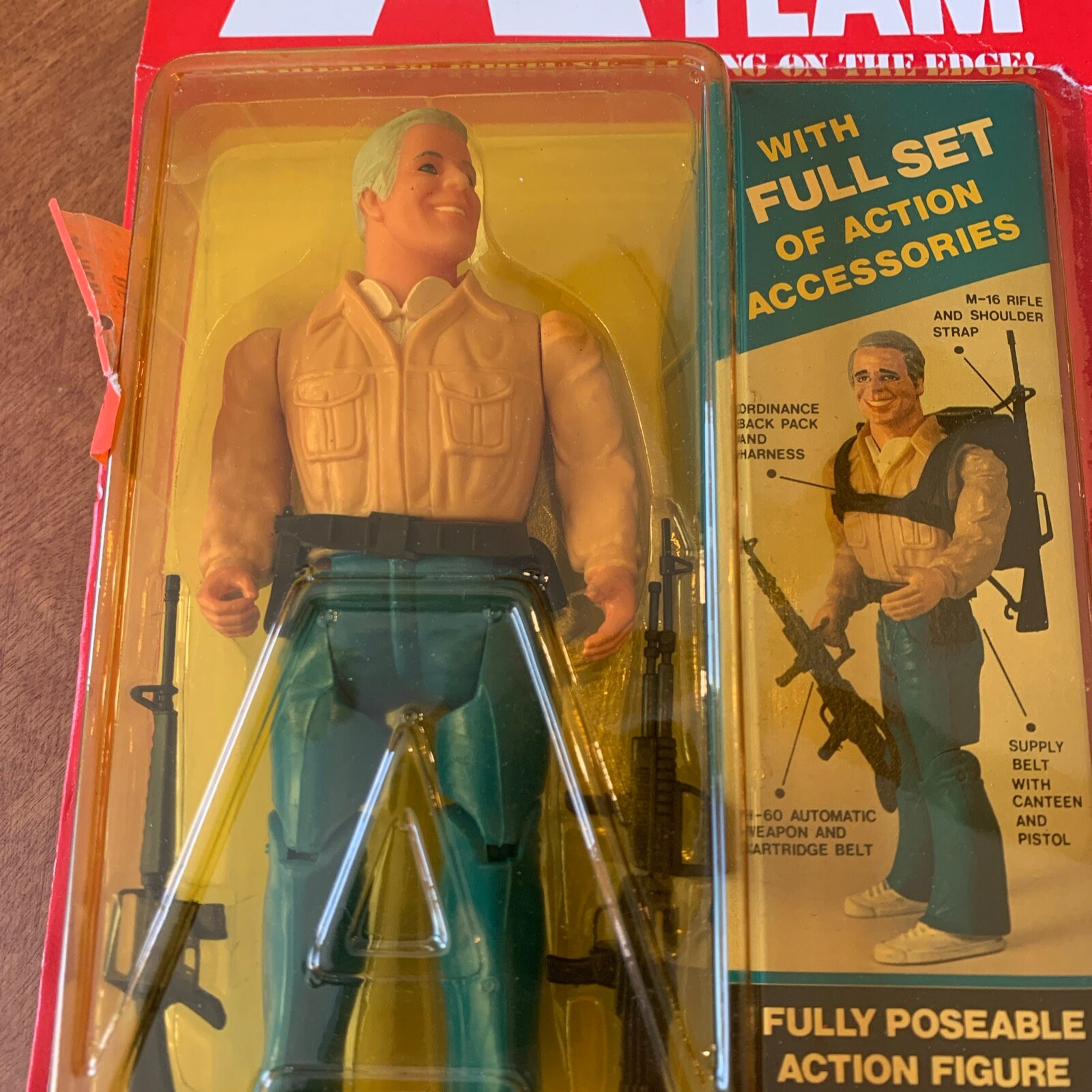 Vintage 1983 A-Team B.A. Baracus Mr. T Action 6 Inch Figure