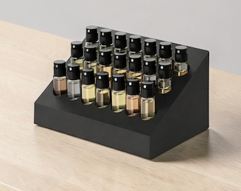 Perfume Sample Organizer for Vanity, 2ml Perfume Vial Organizer, Mini Sample Holder, Fragrance Sample Storage, Perfume Tester Display