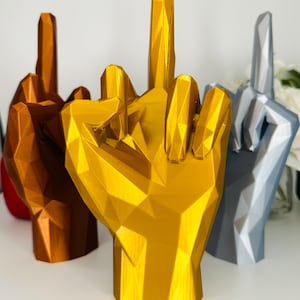 F*ck You Middle Finger | Full Sized |  Low Poly Style