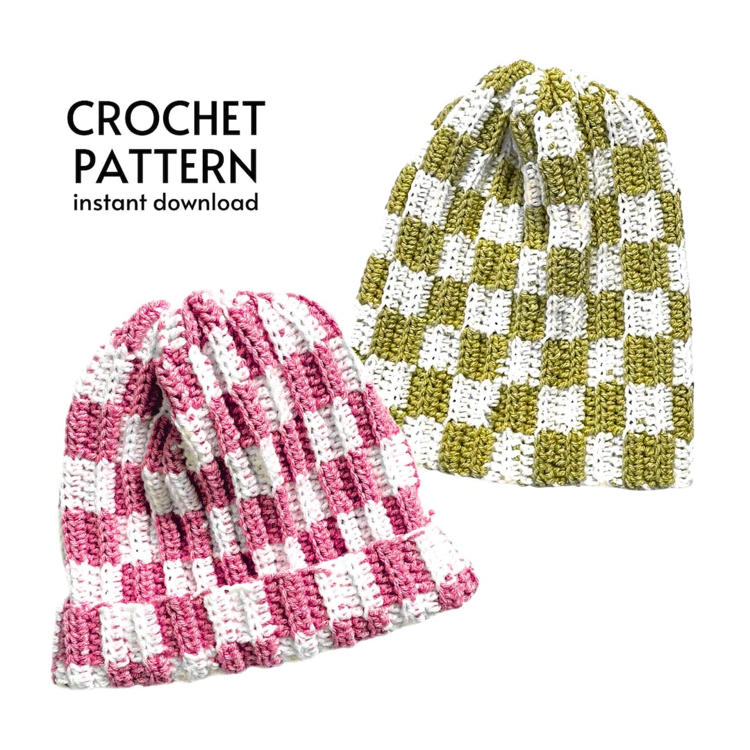 【mahagrid】24FW★ CHECKERBOARD BEANIE CHECKERBOARD BEANIE - mahagrid | 60% - Asian Fashion Online