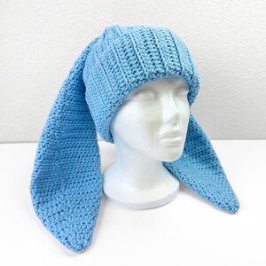 CROCHET PATTERN Bunny Ear Beanie Hat Crochet Pattern Easy Rabbit Ear ...