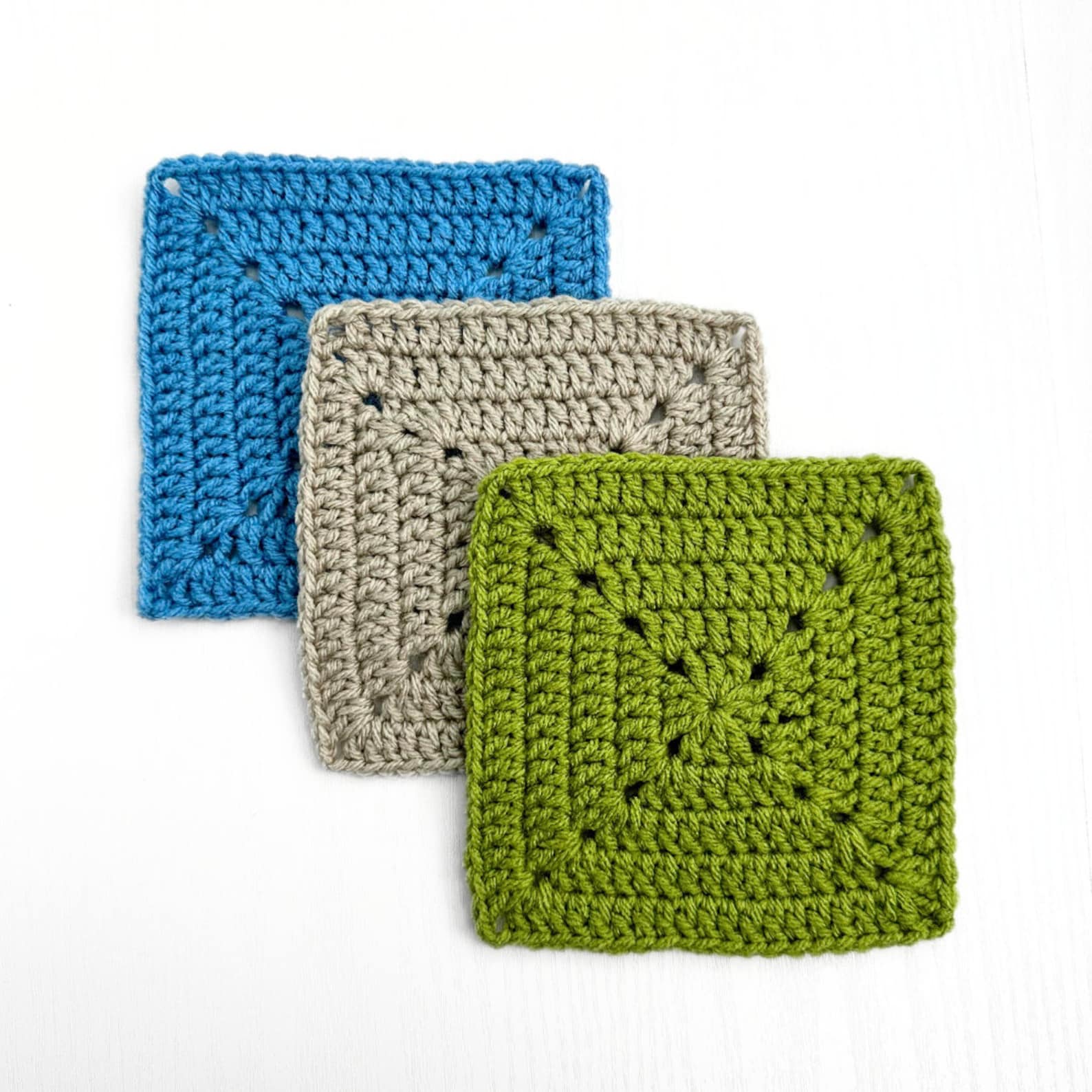 CROCHET PATTERN Easy Solid Granny Square Crochet Pattern Beginner ...