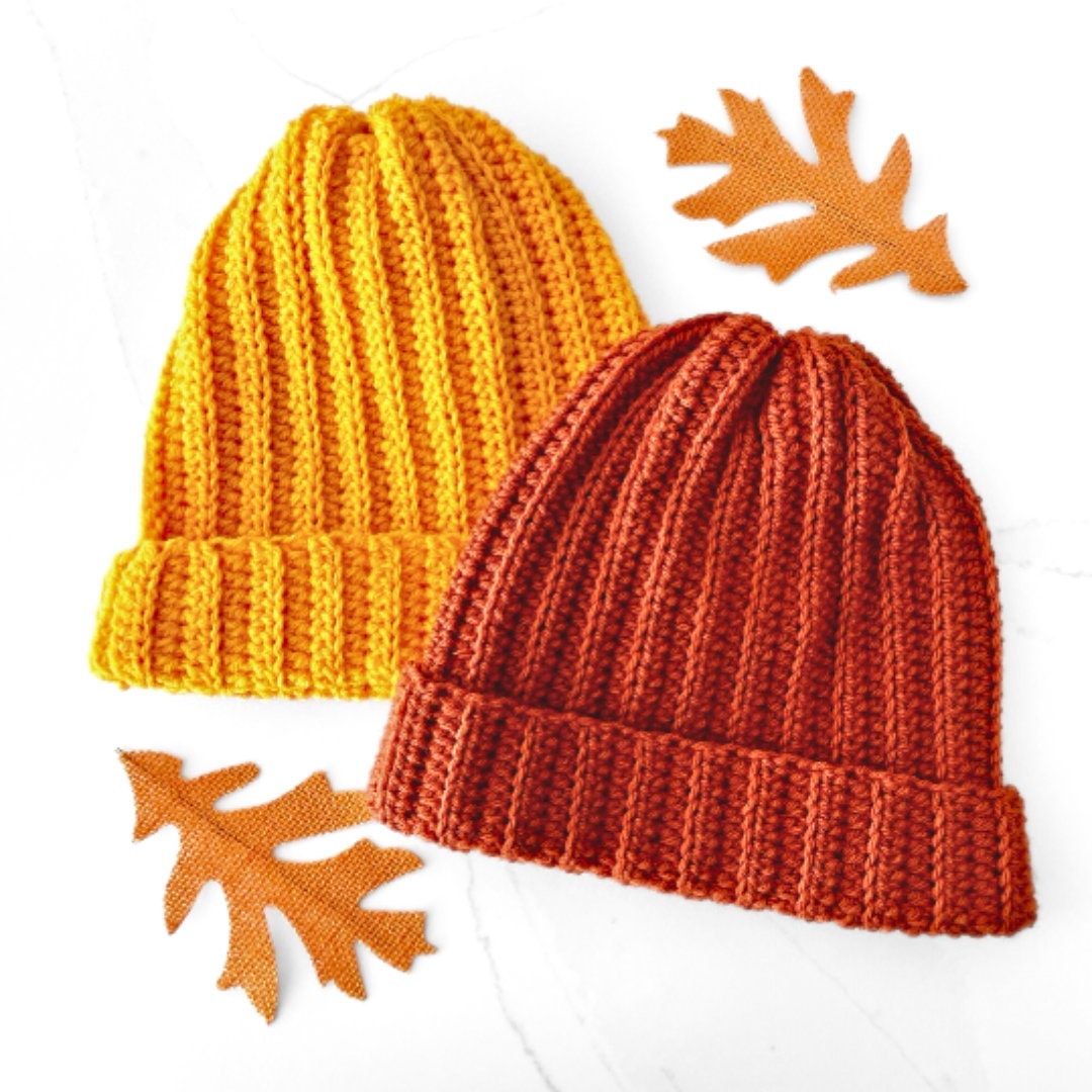 CROCHET PATTERN BUNDLE - Beanie Crochet Pattern Bundle Set of 4 Easy ...