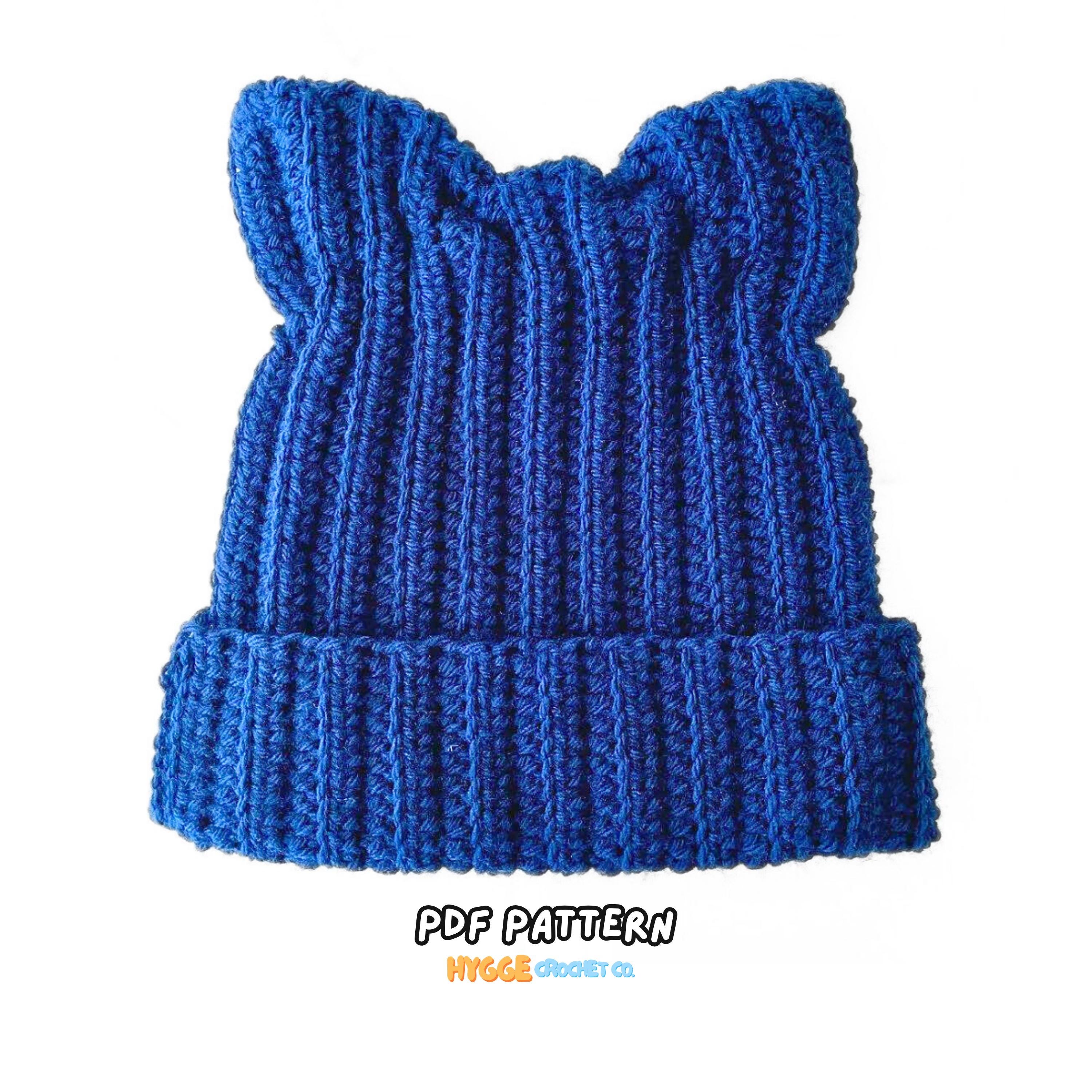 30 Cat Beanie Crochet Patterns to Explore: Cozy Ears, Ribbing, and Playful Styles 14 Crochet Pattern Easy Cat Ear Beanie Crochet Pattern Cute