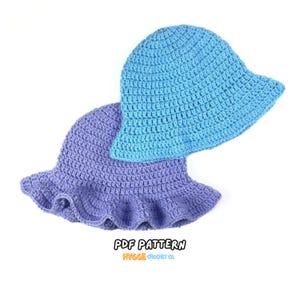 PADRÃO DE CROCHÊ - Padrão básico de chapéu de balde em crochê em PDF Padrão de chapéu de crochê para iniciantes Download digital instantâneo Padrão de chapéu de verão