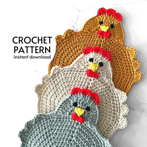 Chicken Potholders - Etsy