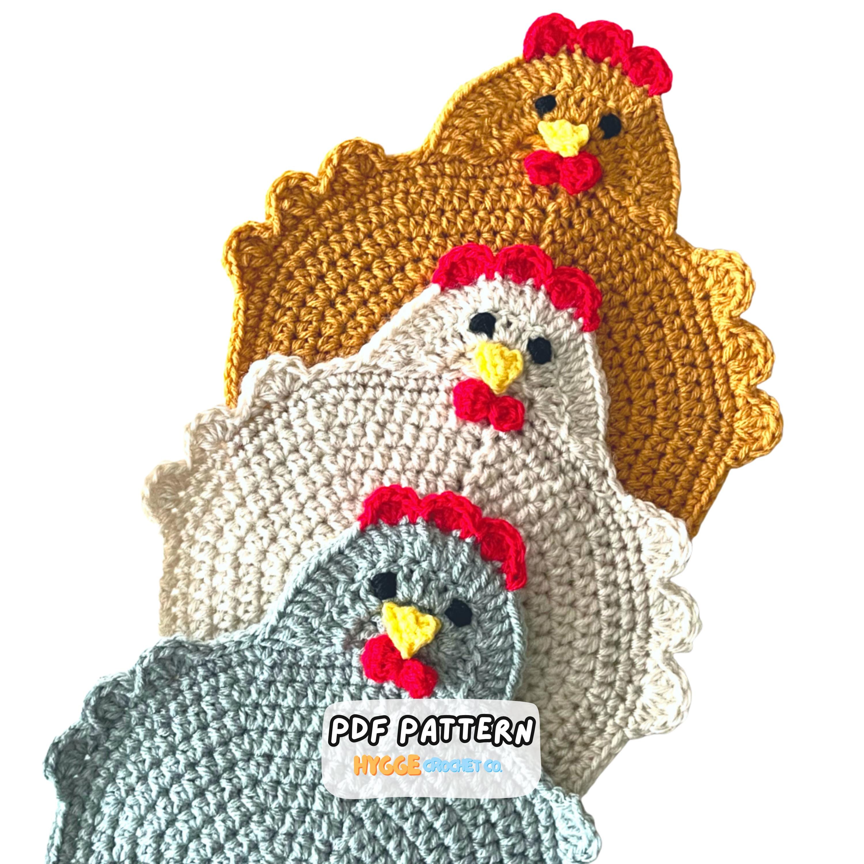 Crochet Pattern Farmhouse Trivet Potholder Crochet
