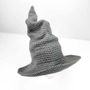 CROCHET PATTERN Easy Witch Hat Crochet Pattern Halloween Crochet Wizard Hat Ren Faire Crochet Fantasy Costume Instant Digital Download PDF image 5