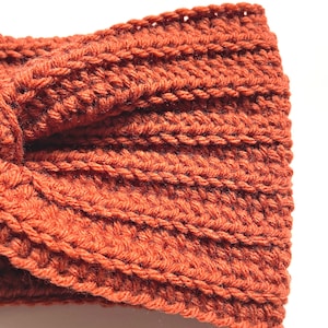 CROCHET PATTERN Easy Knit Look Twisted Earwarmer Crochet Pattern PDF ...