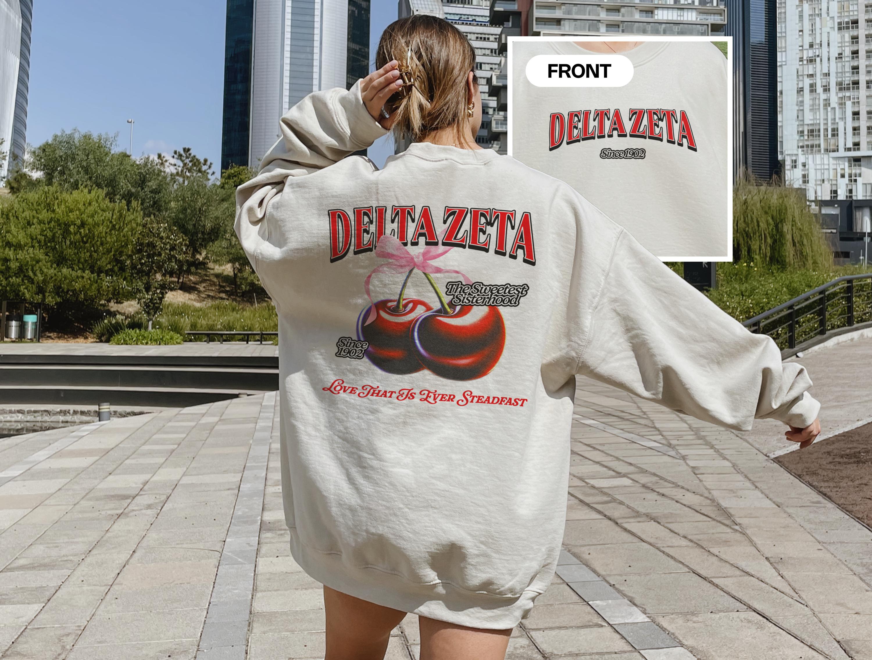 Vintage Delta Zeta Sweatshirt - Etsy Vintage Delta Zeta Sweatshirt - Etsy