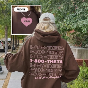 1-800 Custom Sorority Sweatshirt, Trendy Sorority Hoodie or Crewneck, Big Little Reveal Gift, Sorority Apparel & Merch, Dreamer Collection