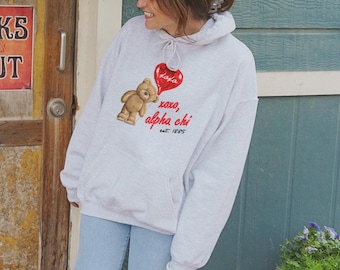 XOXO Teddy Sorority Sweatshirt, Hoodie or Crewneck, Custom Greek Apparel