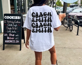 Custom Coach Shirt Coach Tshirt Personalized Coaching Tee Gymnastics Teacher Gift Cheer Comp Shirt Volleyball Team Crewneck Dance Crew Shirt