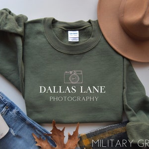 Sudadera de fotógrafo personalizada, regalo de fotógrafo, suéter de fotógrafo de boda personalizado, suéter de estudio de fotografía, sudadera de cámara