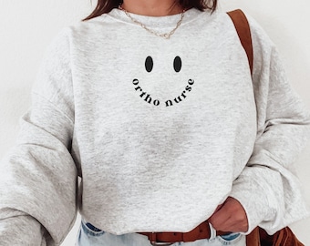 Sweat infirmière orthopédique col rond cadeau de diplômé d'école d'infirmières chemise infirmière orthopédique pull infirmière orthopédique cadeau infirmière ortho à la mode