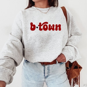 Bloomington Sweatshirt BTown Sweater Indiana B-Town Crewneck Retro University Shirt College Graduation Gift Lake Monroe IN Game Day Shirt