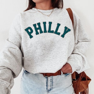 Philly Sweatshirt Philadelphia Sweater Game Day Shirt Vintage Sports Crewneck Pennsylvania Gift Philadelphia Fan Tee College Varsity Tshirt
