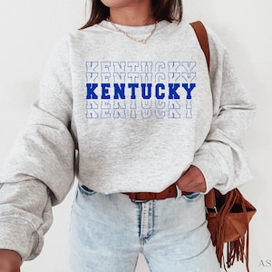 Kentucky Sweatshirt KY Sweatshirt Vintage Varsity Sweater College Tailgate Apparel Game Day Shirt University Crewneck Basketball Sports Gift