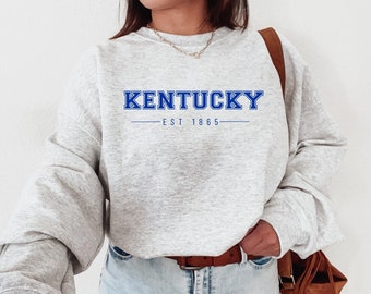 Kentucky sudadera universidad sudadera vintage universidad sudadera ropa universitaria Lexington KY Crewneck baloncesto juego día ropa