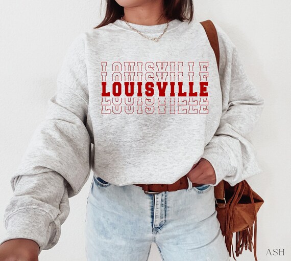 Louisville Sweatshirt Varsity Kentucky Sweater University Game