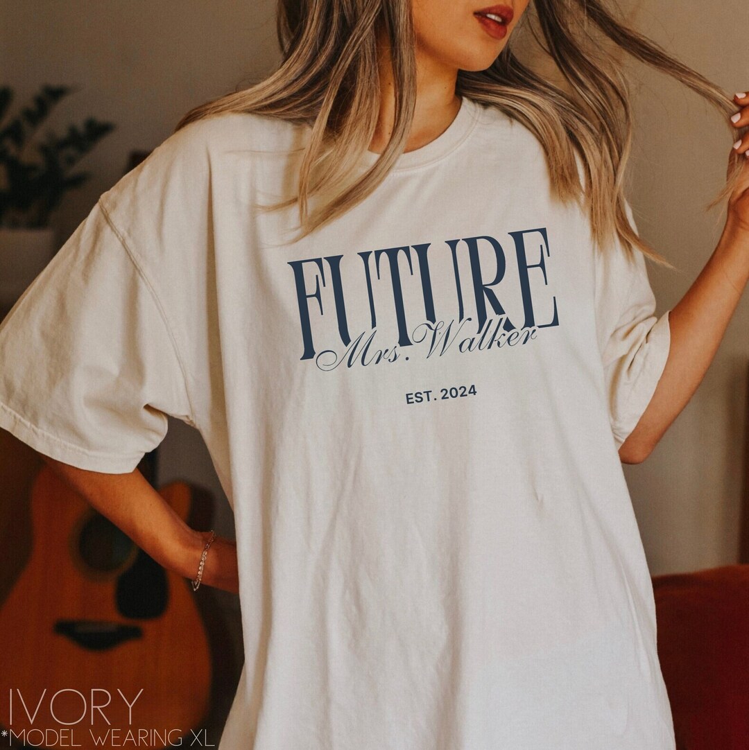 Future Mrs Shirt Custom Bride Tshirt in My Wife Era Tee Personalized ...