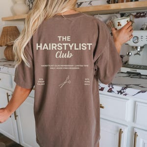 Hairstylist Shirt Hair Stylist T-shirt Custom Hair Dresser Gift Hairdresser Tee Hair Stylist Grad Gift Hair Therapist Tshirt Salon Apparel